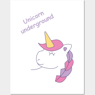 Unicorn underground, Candy Posters and Art